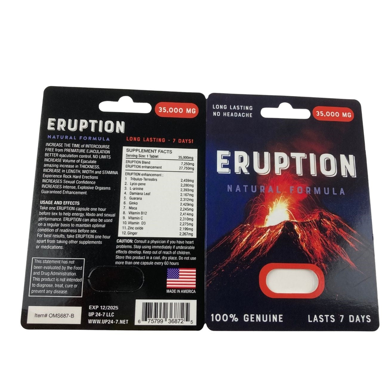 Eruption Natural Formula - 1 count
