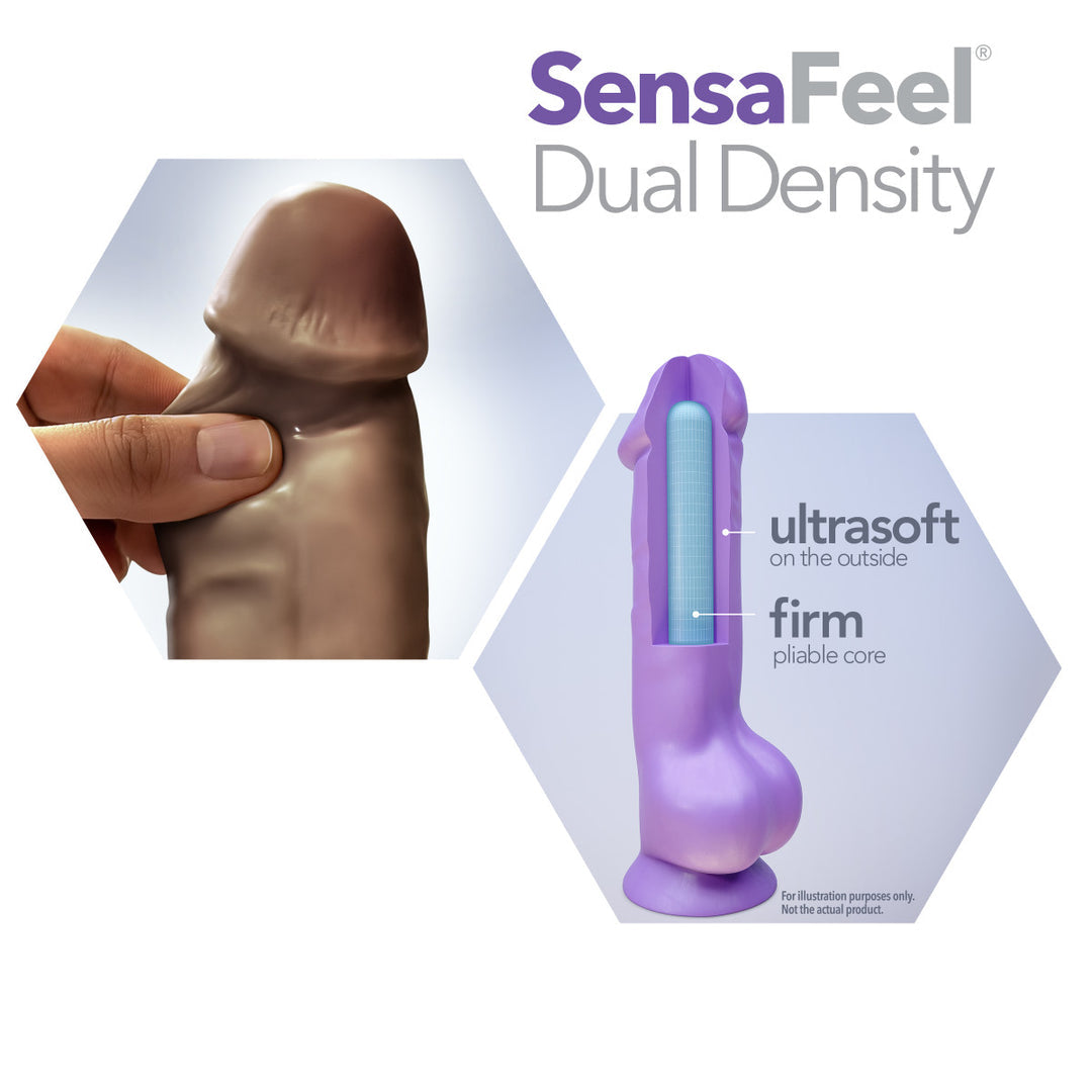 Au Naturel By Blush® | Home Wrecker Realistic Brown 9.25-Inch Long Vibrating Dildo
