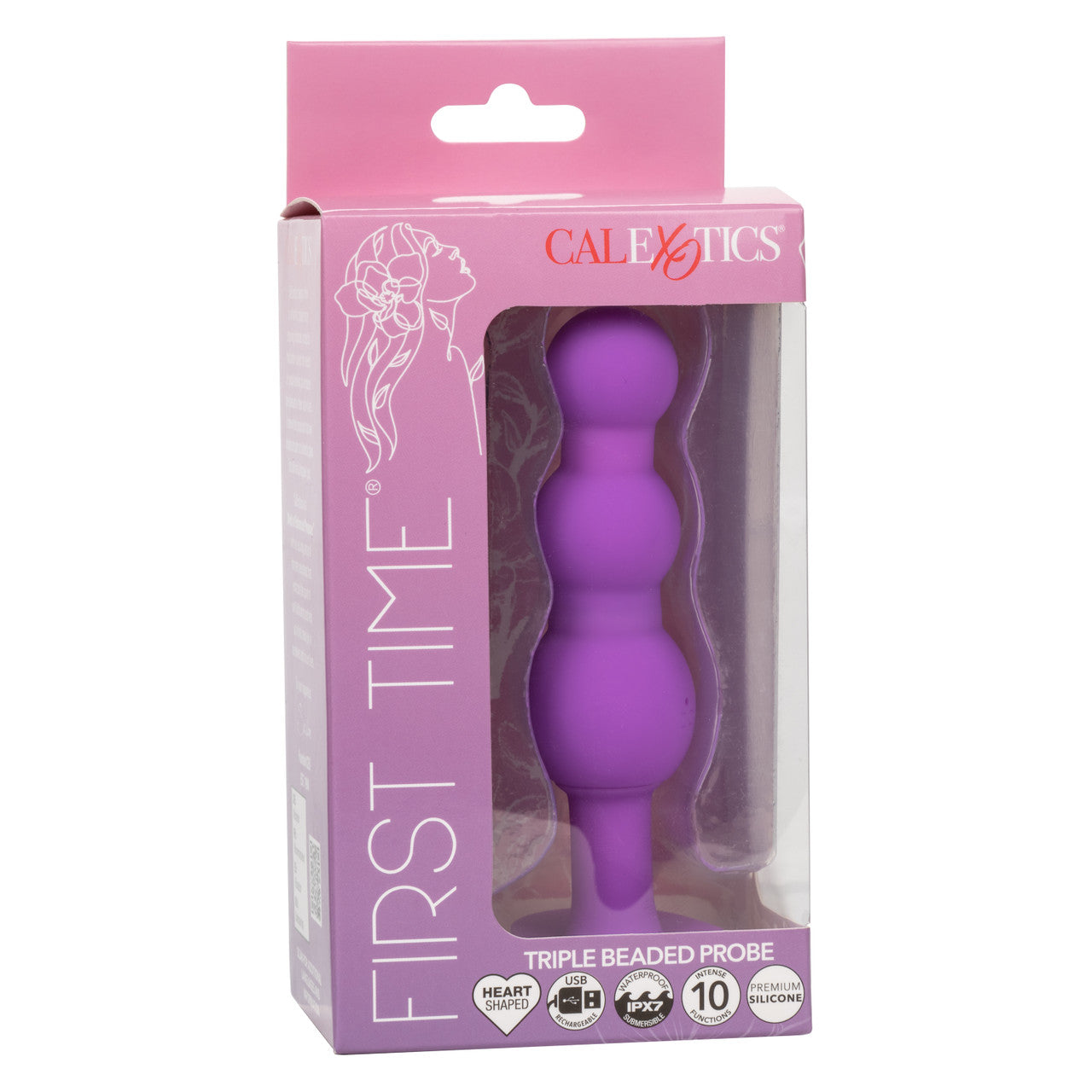 First Time® Triple Beaded Probe - Purple