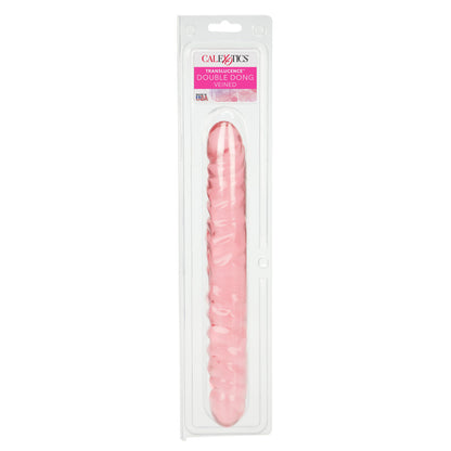 Veined Double Dong 12" - Pink