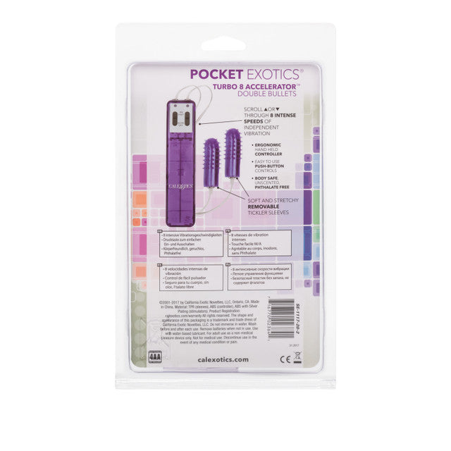 Pocket Exotics® Turbo 8 Accelerator™ Double Bullets