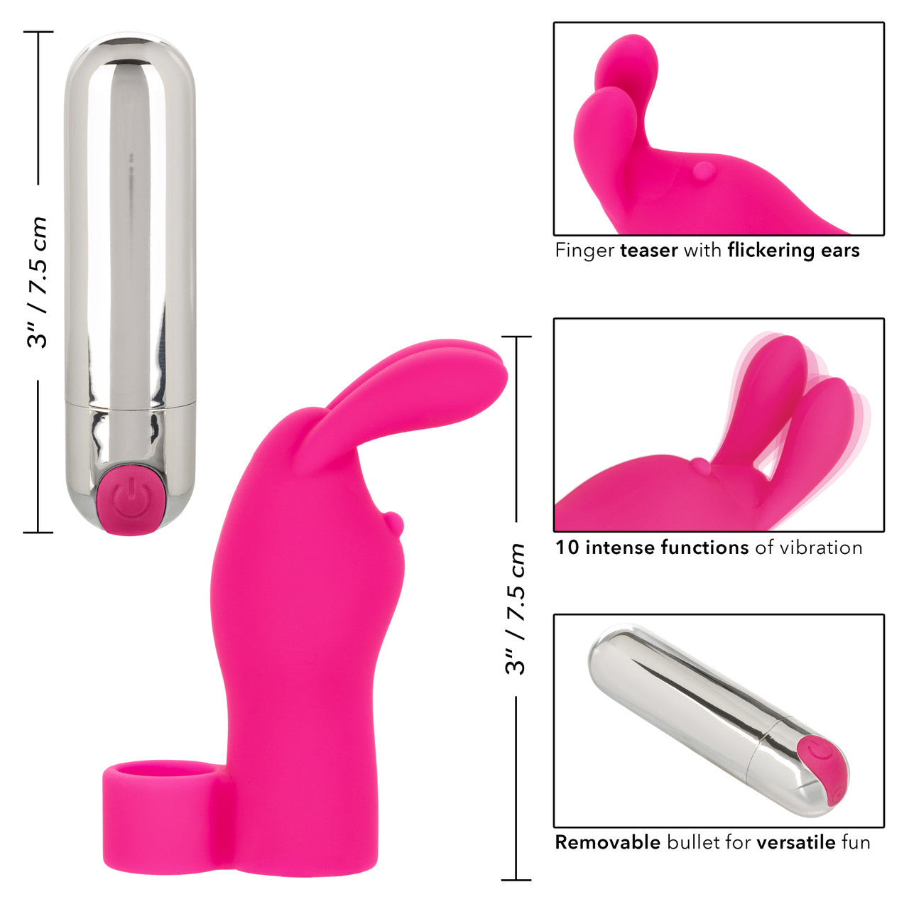 Intimate Play™ Rechargeable Finger Bunny