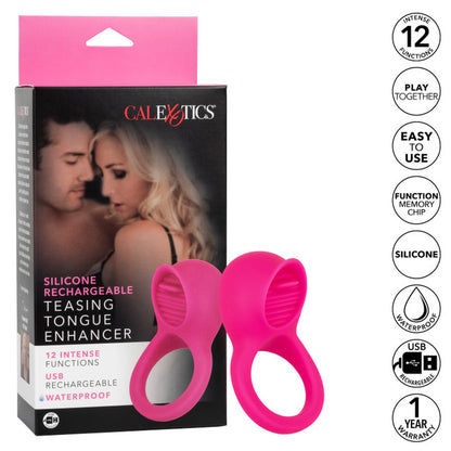 Silicone Rechargeable Teasing Tongue Enhancer