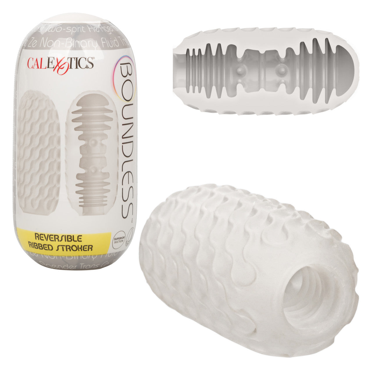 Boundless® Reversible Ribbed Stroker