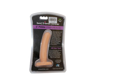 BFF Petite Strap-On Dildo 5 in. - Vanilla