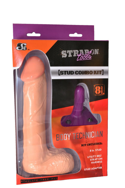 STRAP-ON TOOLS Stud Combo Kit 8in - Vanilla