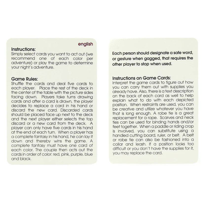 50 Positions of Bondage Game