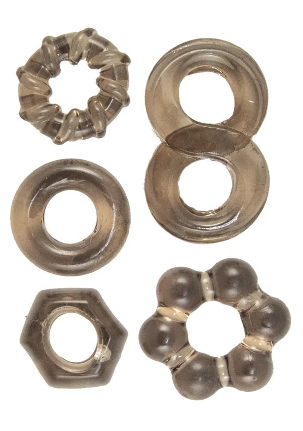 Enhancer Five-Piece Cock Ring Set