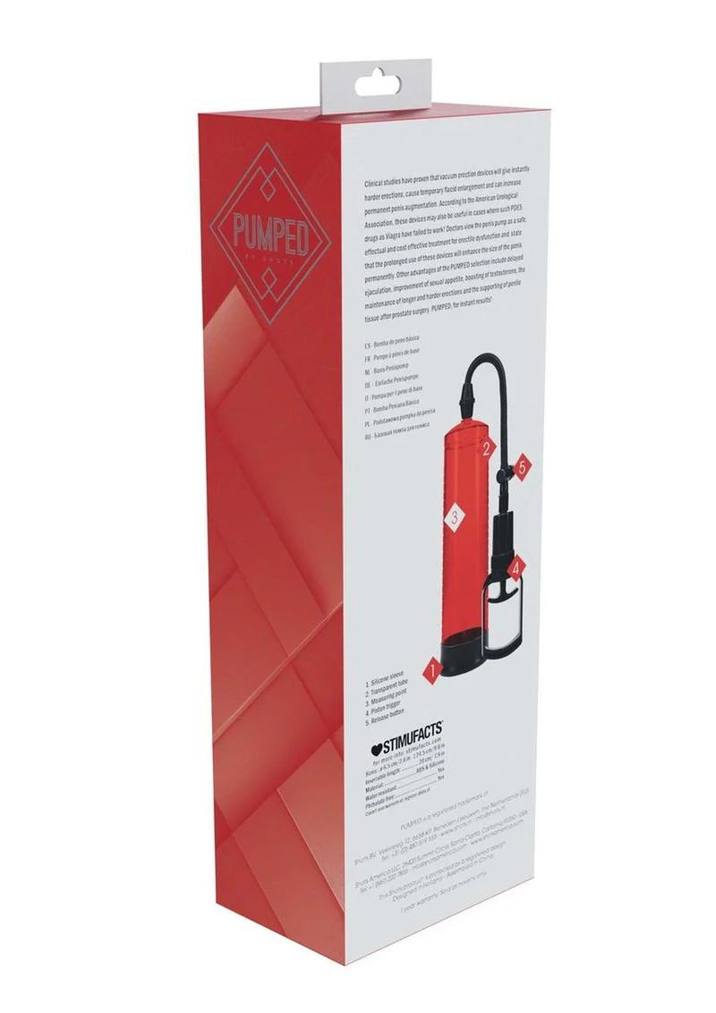 PUMPED - Basic Pump 1 - Water Resistant - Red