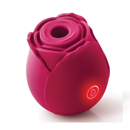 Rose Sucking Vibrator - Red